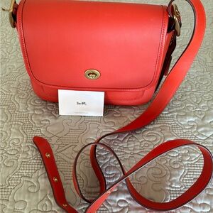 Coach Vibrant Red Crossbody Bag